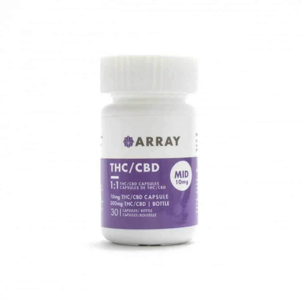 THC CBD Capsules By Array