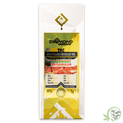Diamond Concentrates THC Distillate Strawberry Watermelon at Sacred Meds