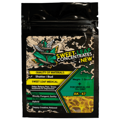 Sweet Leaf Concentrates AK-47 Hybrid at Sacred Meds
