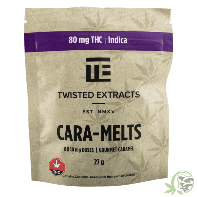 Twisted Extracts Cara-Melts 80mg THC Indica at SacredMeds