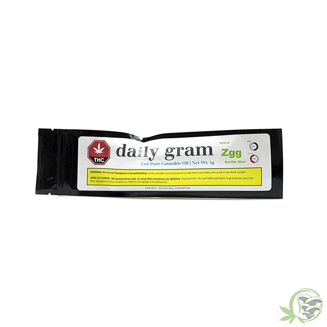 Cannabis oil by daily gram