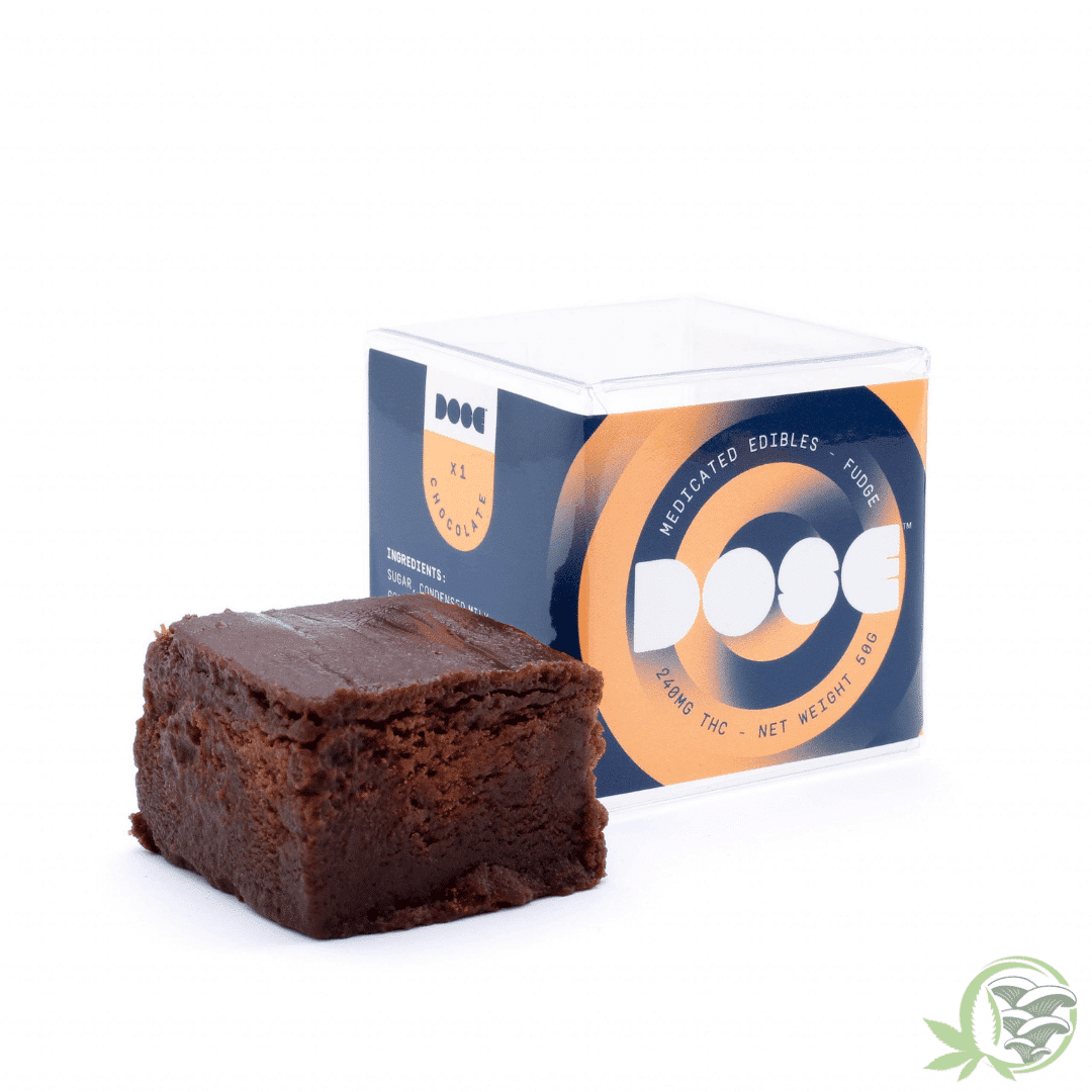 edibles chocolate fudge dose