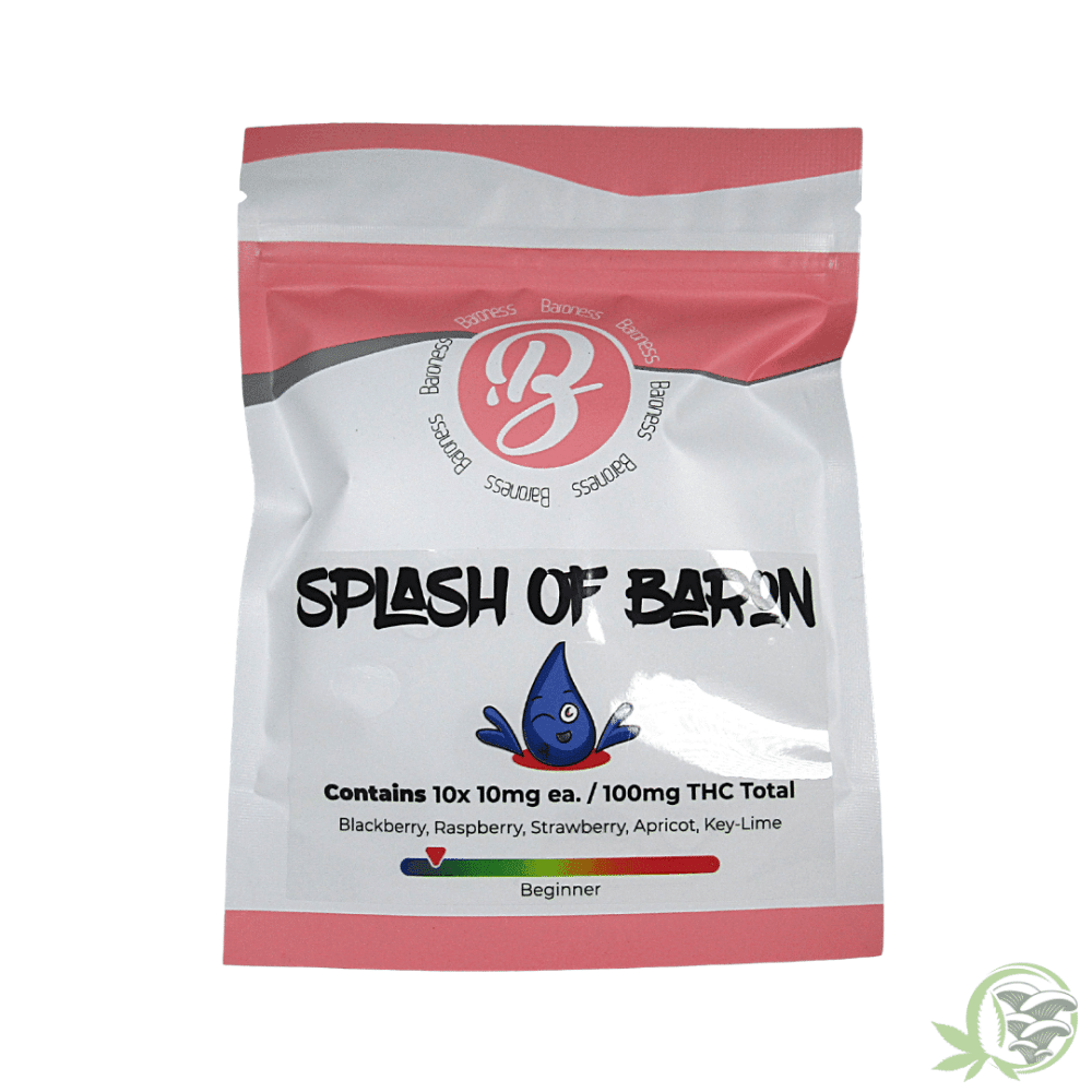 baroness edibles splash of baron thc gummies