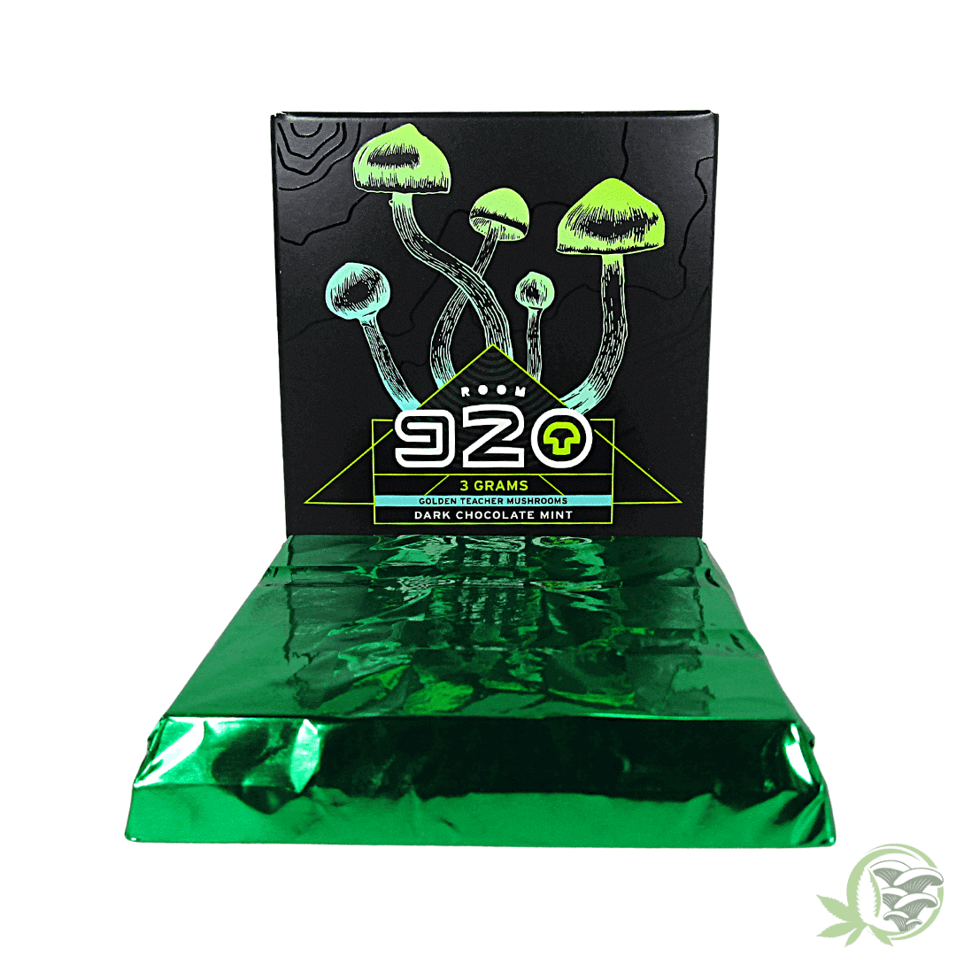 Mint Dark Chocolate Mushroom Bars by Room 920