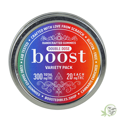 Boost Double Dose Variety Pack THC Gummies 300mg