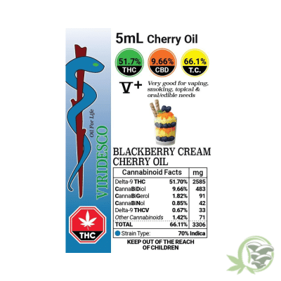 Blackberry Cream Cherry Oil Syringe