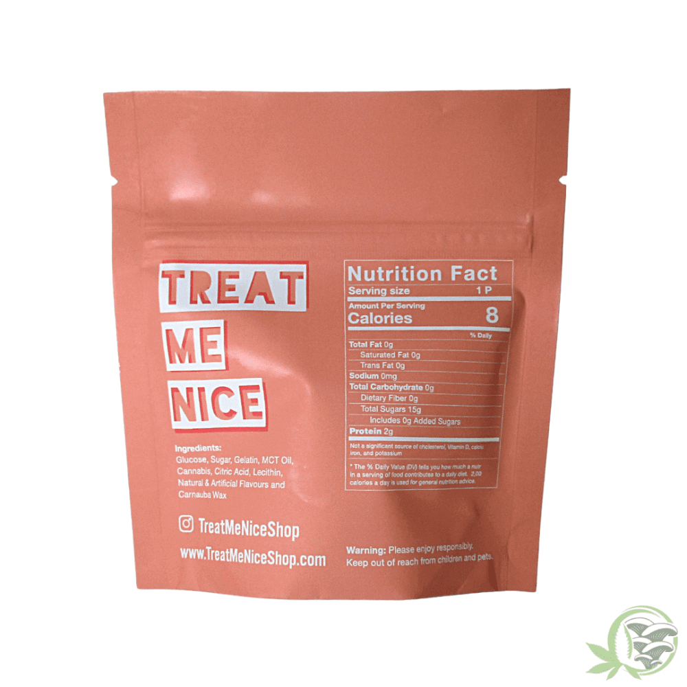 Treat Me Nice Peach THC Gummies