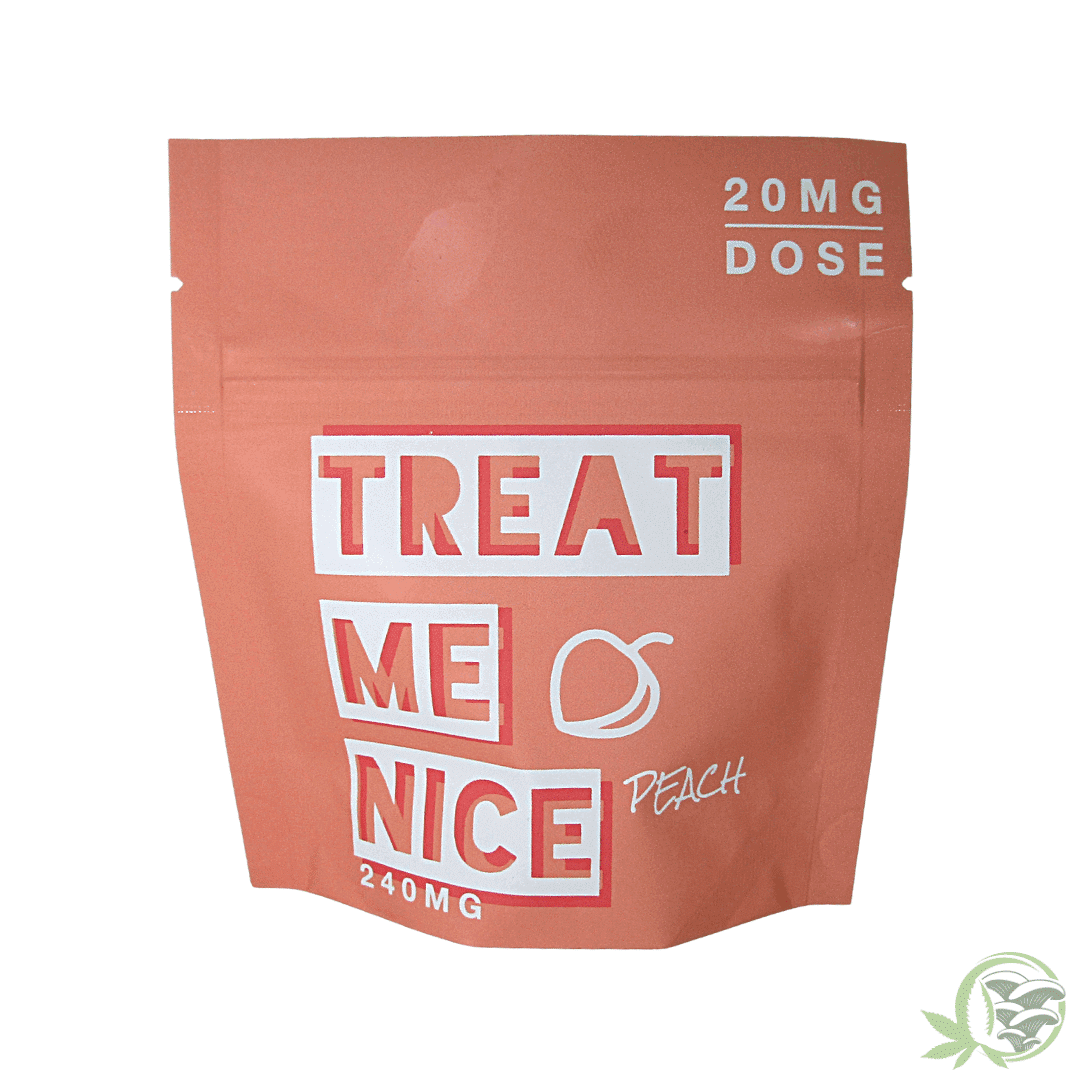 Treat Me Nice Peach THC Gummies