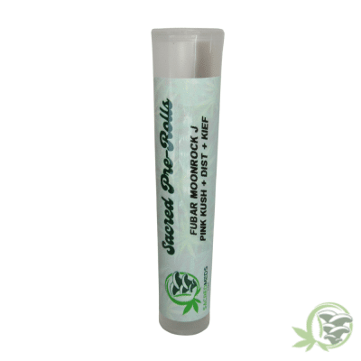 Moon Rock Joints made with quality bud, THC Distillate, and Kief.
