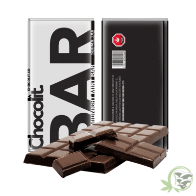 Dark Midnight Mint 500mg THC Chocolate Bar