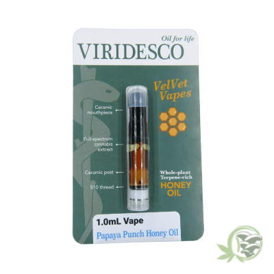 Viridesco 1mL Papaya Punch Vape Cart