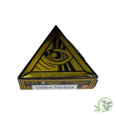 Golden Teachers Dark Chocolate Triangle