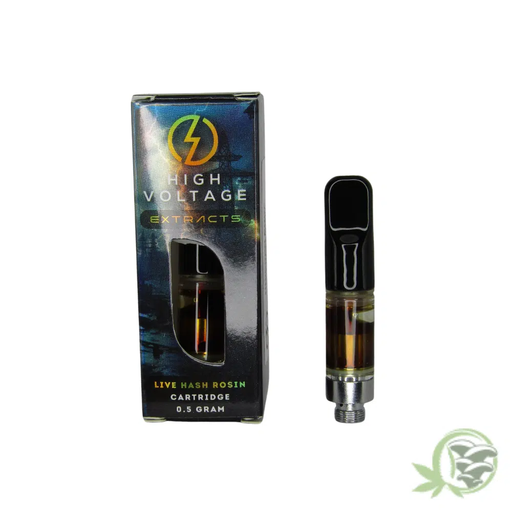 High Voltage Live Hash Rosin Carts (0.5ml)