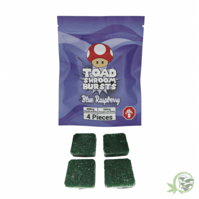 Toad Shroom - Blue Raspberry Gummy Bursts (4g)