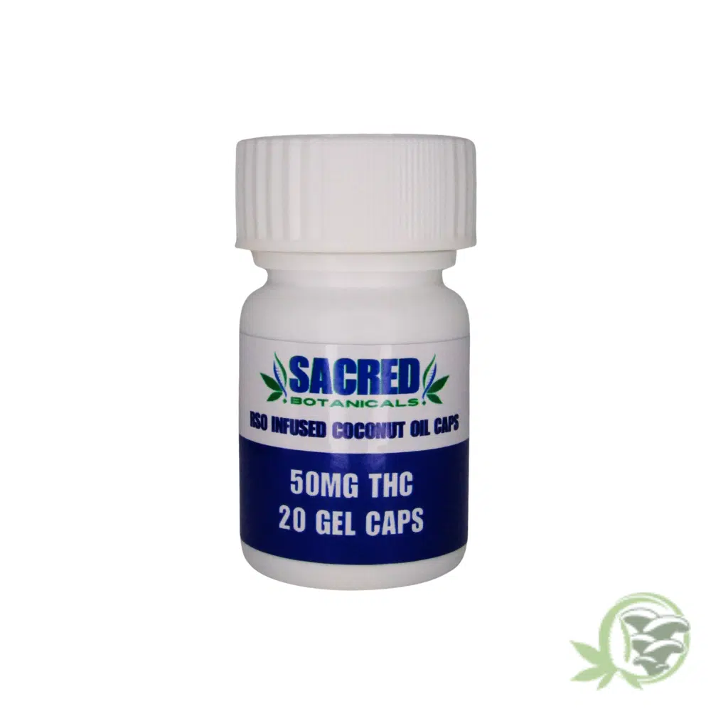 Sacred Botanicals - RSO Caps (50mg THC) - Image 2