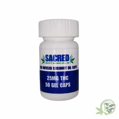 Sacred Botanicals - RSO Caps (25mg THC)