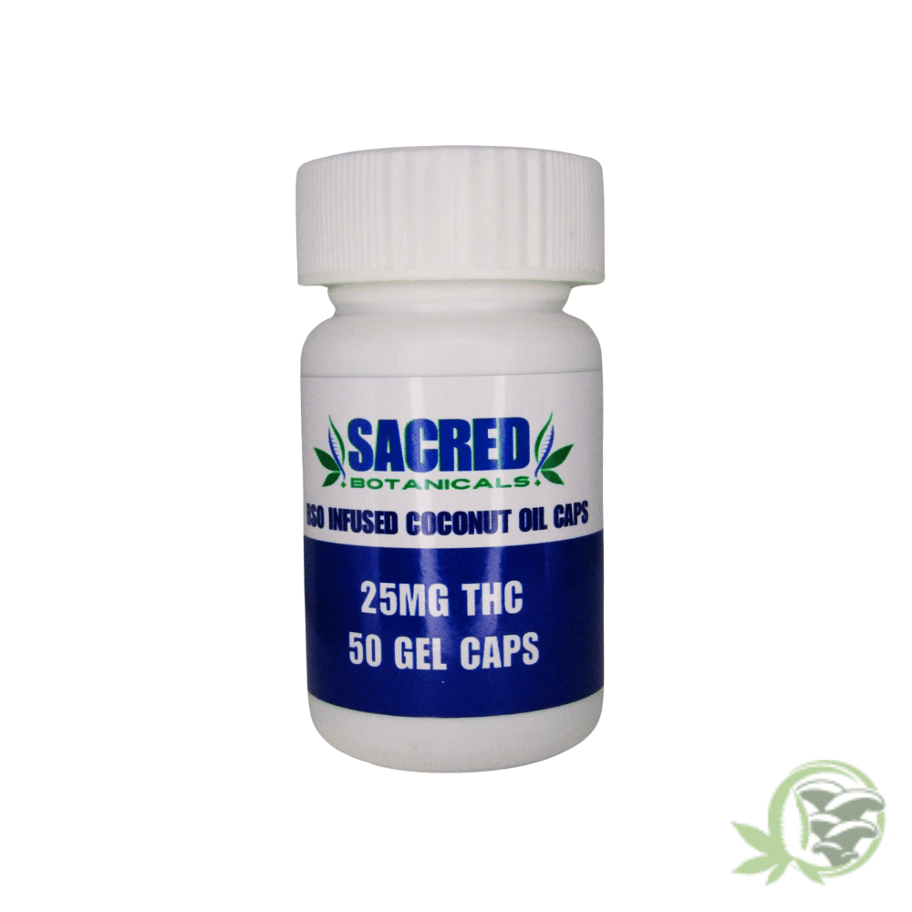 Sacred Botanicals - RSO Caps (25mg THC)