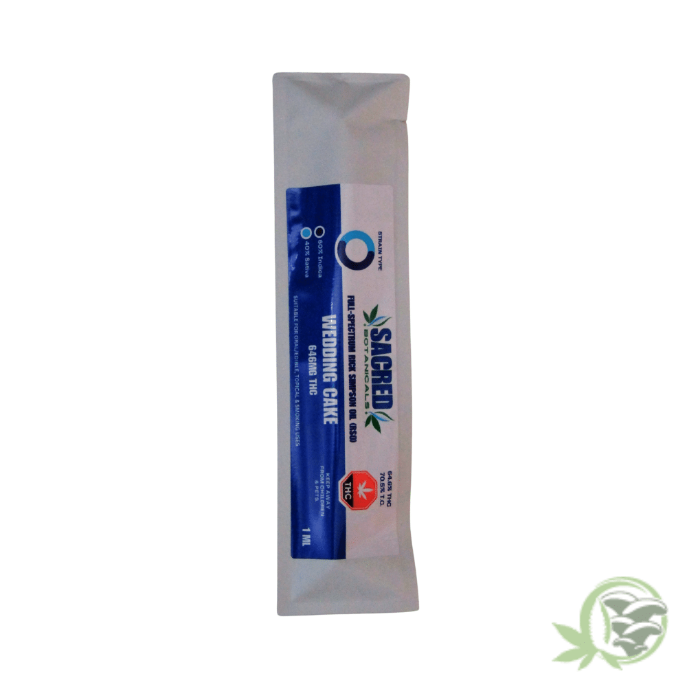 Sacred Botanicals RSO - Wedding Cake - Image 2