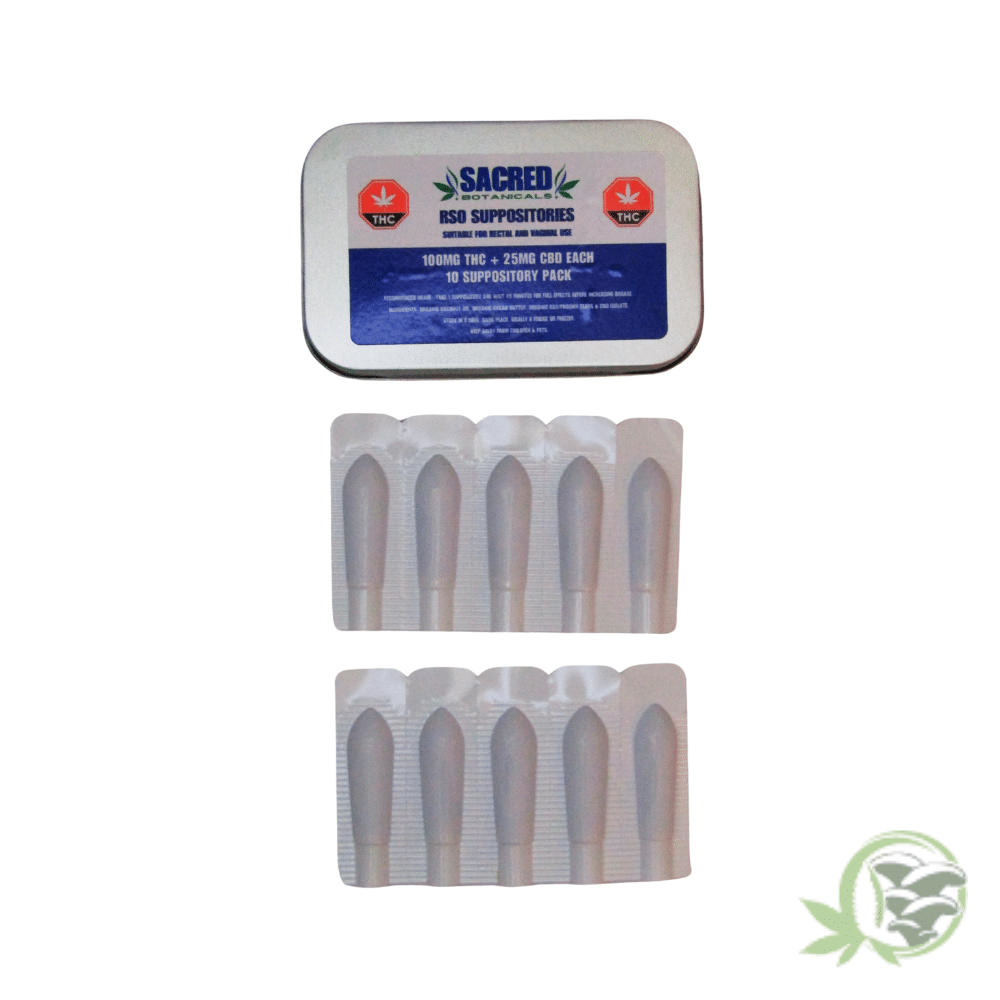 Sacred Botanicals - RSO Infused Suppositories - Image 2