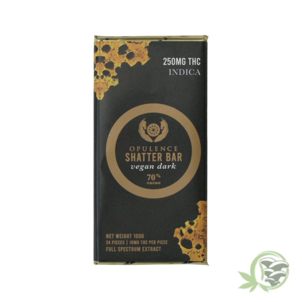 Opulence - Dark Chocolate Shatter Bars (Indica)