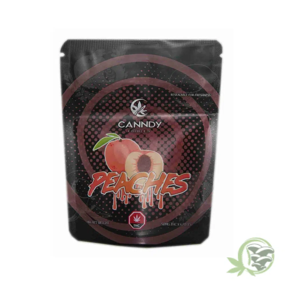 Caandy Edibles - Peaches Gummies (300mg THC)