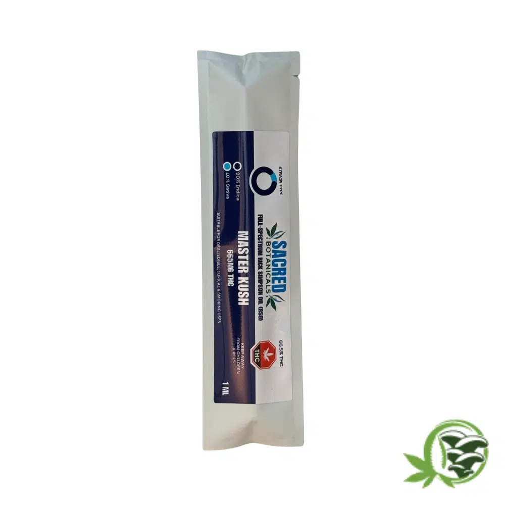 Sacred Botanicals RSO - Master Kush - Image 2