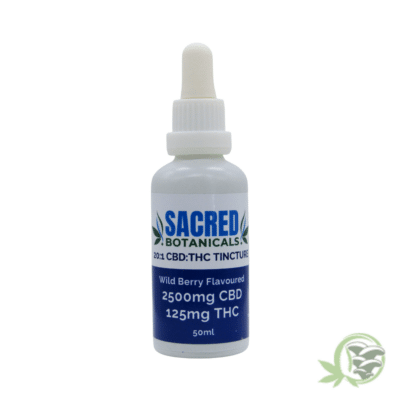 Sacred Botanicals Tinctures - 2500mg CBD + 125mg THC