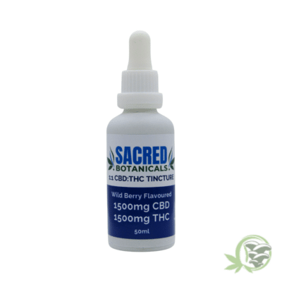 Sacred Botanicals Tinctures - 1500mg CBD + 1500mg THC