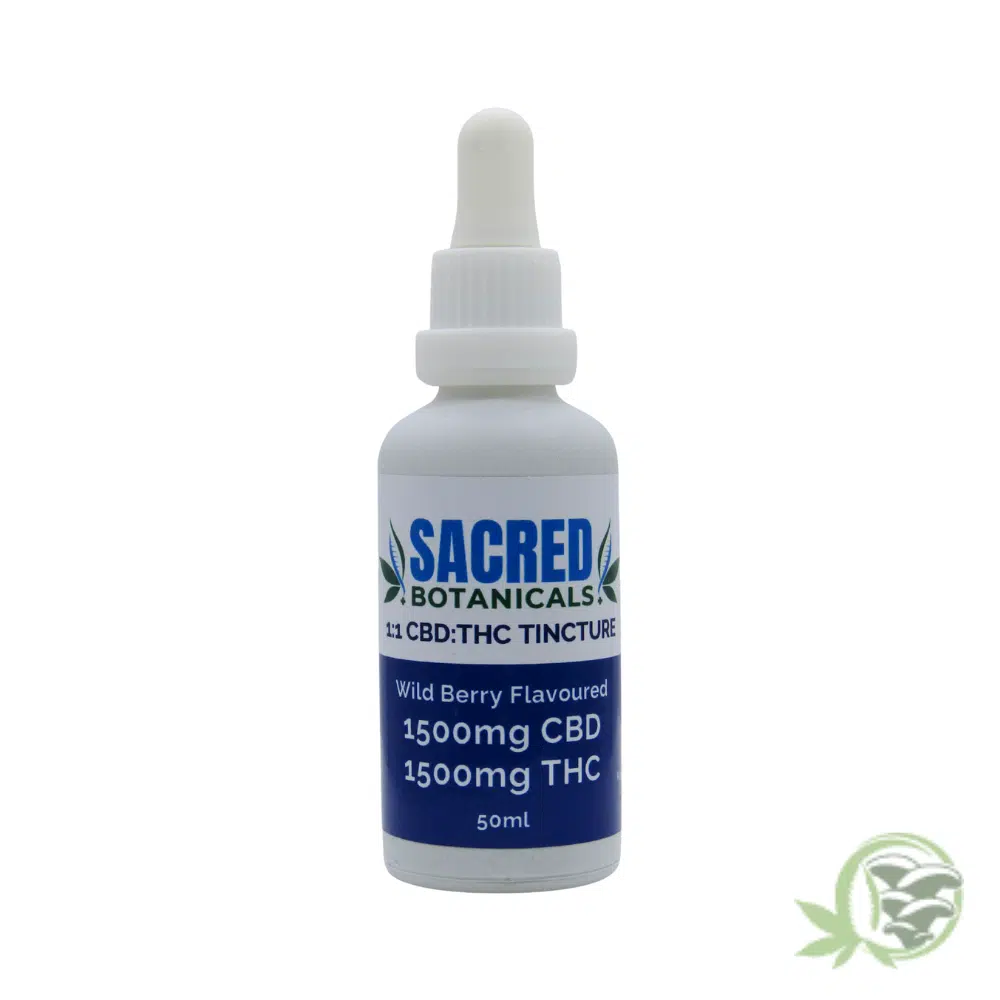 Sacred Botanicals Tinctures - 1500mg CBD + 1500mg THC