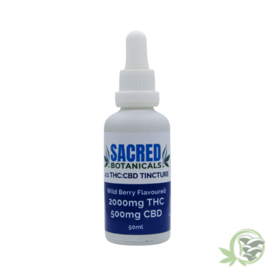 Sacred Botanicals Tinctures - 2000mg THC + 500mg CBD
