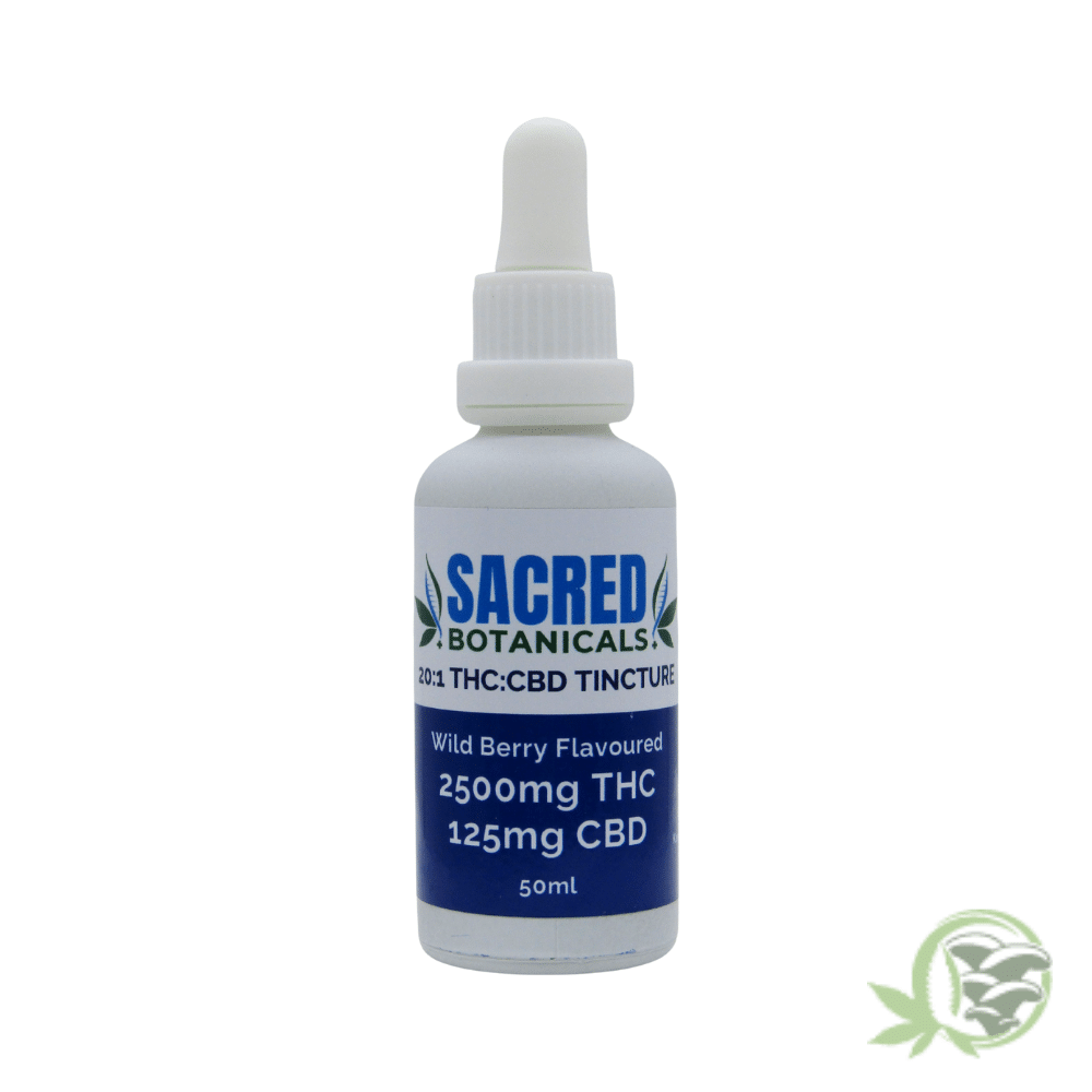 Sacred Botanicals Tinctures - 2500mg THC + 125mg CBD