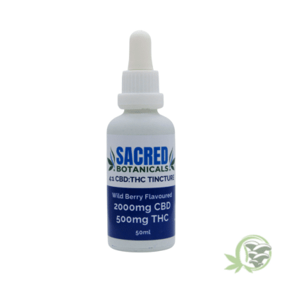 Sacred Botanicals Tinctures - 2000mg CBD + 500mg THC