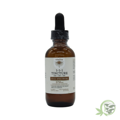 Vitalita - Full Spectrum CBD + CBG + CBN Tincture (3750mg)
